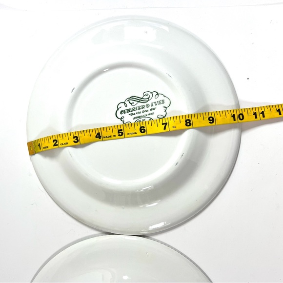 2 Currier & Ives Old Gist Mill Plates - Picture 8 of 8